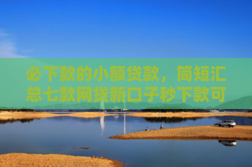 必下款的小额贷款，简短汇总七款网贷新口子秒下款可靠吗