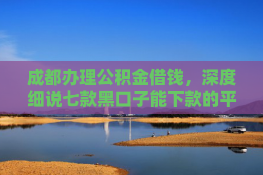 成都办理公积金借钱，深度细说七款黑口子能下款的平台