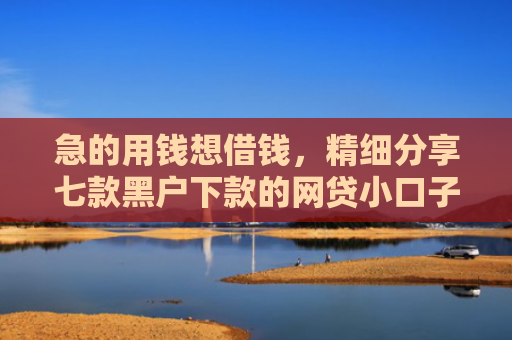急的用钱想借钱，精细分享七款黑户下款的网贷小口子