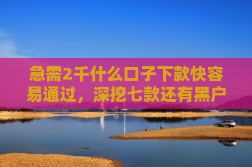 急需2千什么口子下款快容易通过，深挖七款还有黑户能下款的网贷吗