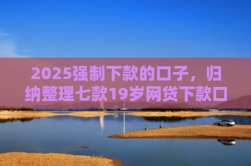 2025强制下款的口子，归纳整理七款19岁网贷下款口子
