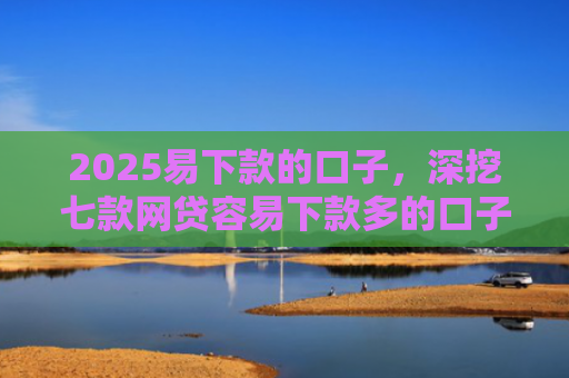2025易下款的口子，深挖七款网贷容易下款多的口子