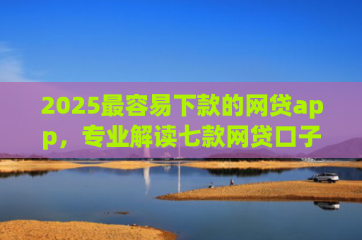 2025最容易下款的网贷app，专业解读七款网贷口子能快速下款的