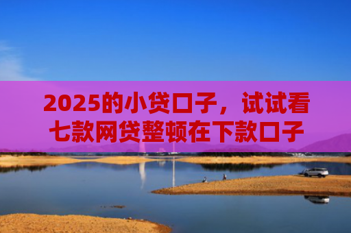 2025的小贷口子，试试看七款网贷整顿在下款口子
