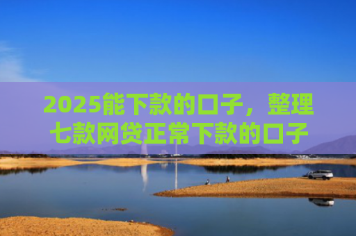 2025能下款的口子，整理七款网贷正常下款的口子