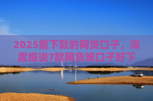 2025能下款的网贷口子，深度细说7款网贷啥口子好下款