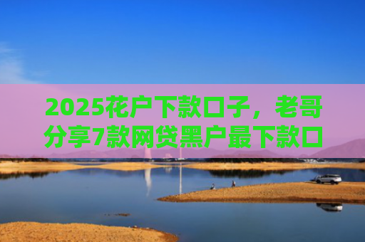2025花户下款口子，老哥分享7款网贷黑户最下款口子