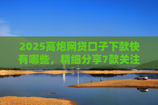 2025高炮网贷口子下款快有哪些，精细分享7款关注网贷最新下款口子