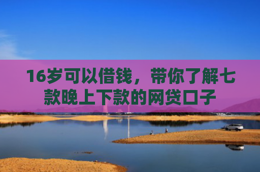 16岁可以借钱，带你了解七款晚上下款的网贷口子