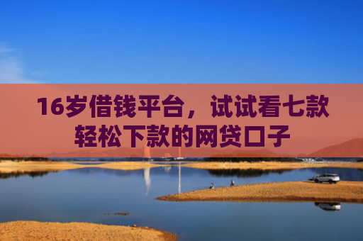 16岁借钱平台，试试看七款轻松下款的网贷口子