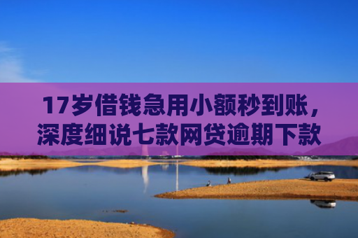 17岁借钱急用小额秒到账，深度细说七款网贷逾期下款口子