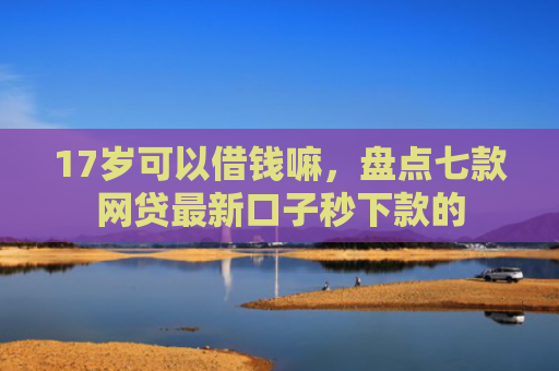 17岁可以借钱嘛，盘点七款网贷最新口子秒下款的