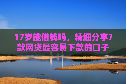 17岁能借钱吗，精细分享7款网贷最容易下款的口子