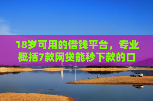 18岁可用的借钱平台，专业概括7款网贷能秒下款的口子