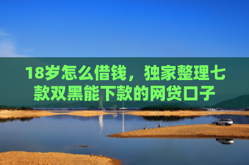 18岁怎么借钱，独家整理七款双黑能下款的网贷口子