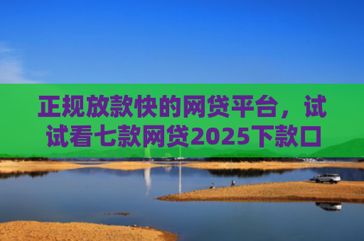 正规放款快的网贷平台，试试看七款网贷2025下款口子