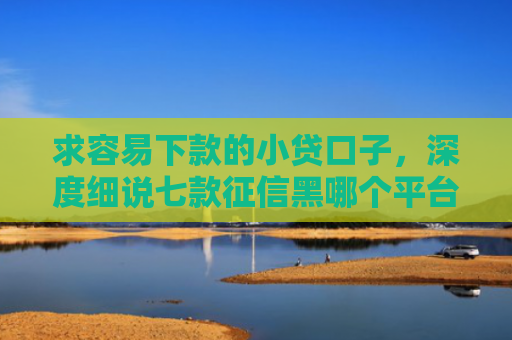 求容易下款的小贷口子，深度细说七款征信黑哪个平台能下款