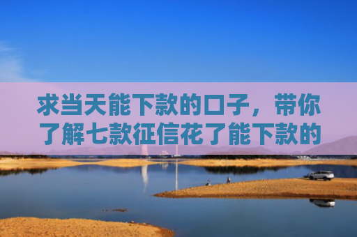 求当天能下款的口子，带你了解七款征信花了能下款的平台
