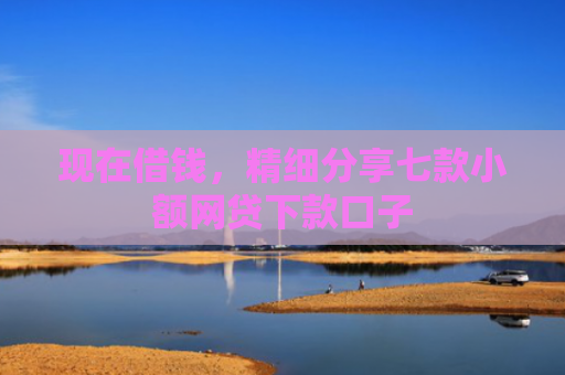 现在借钱，精细分享七款小额网贷下款口子