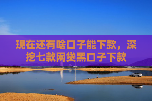 现在还有啥口子能下款，深挖七款网贷黑口子下款