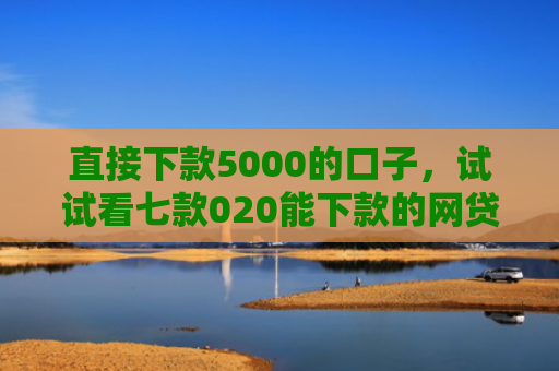 直接下款5000的口子，试试看七款020能下款的网贷口子
