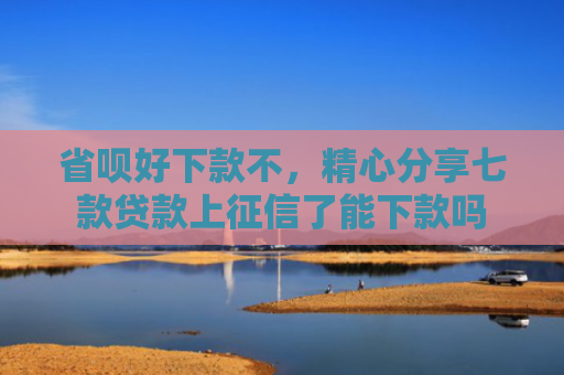 省呗好下款不，精心分享七款贷款上征信了能下款吗