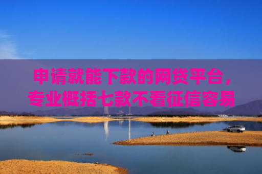 申请就能下款的网贷平台，专业概括七款不看征信容易下款的小额贷款app