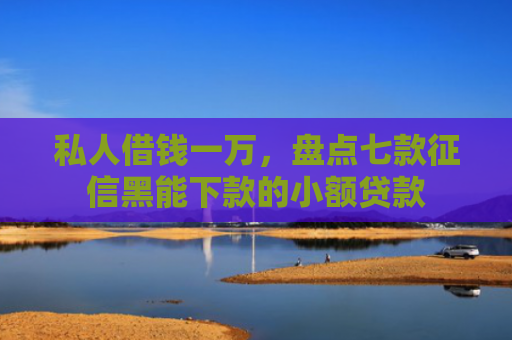 私人借钱一万，盘点七款征信黑能下款的小额贷款