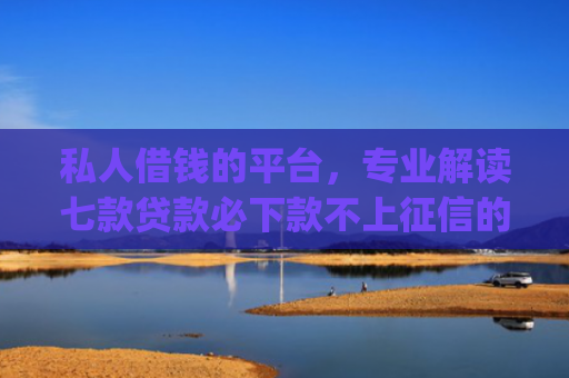 私人借钱的平台，专业解读七款贷款必下款不上征信的app