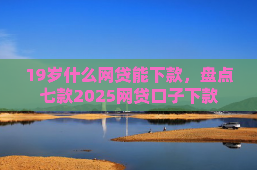 19岁什么网贷能下款，盘点七款2025网贷口子下款