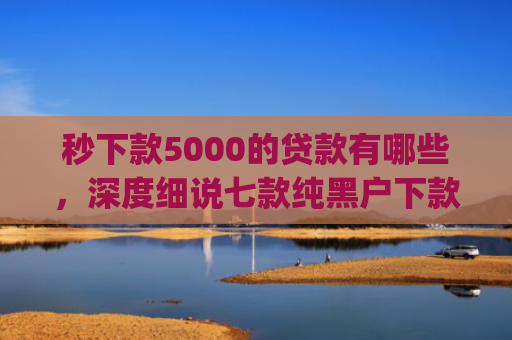 秒下款5000的贷款有哪些，深度细说七款纯黑户下款app