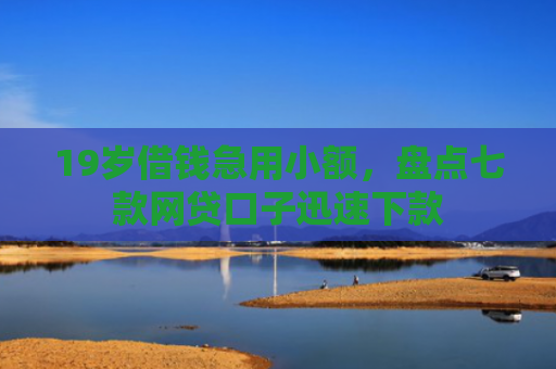 19岁借钱急用小额，盘点七款网贷口子迅速下款
