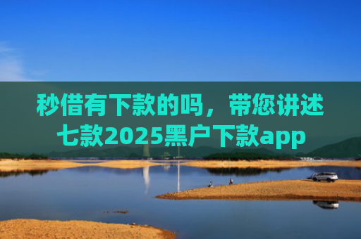 秒借有下款的吗，带您讲述七款2025黑户下款app