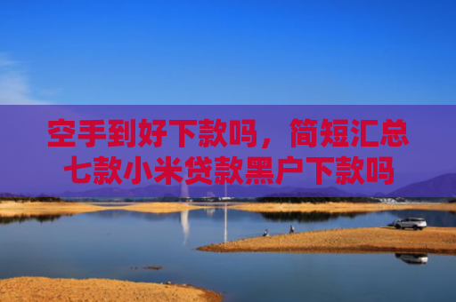 空手到好下款吗，简短汇总七款小米贷款黑户下款吗