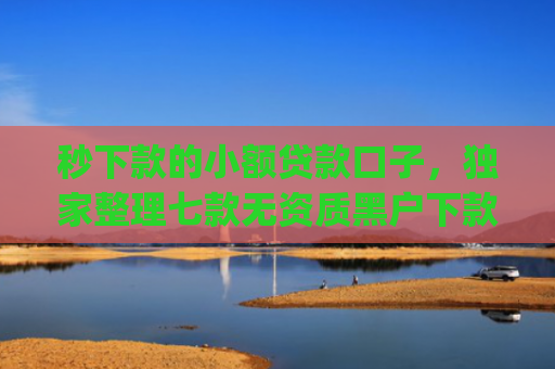 秒下款的小额贷款口子，独家整理七款无资质黑户下款app