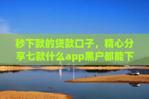 秒下款的贷款口子，精心分享七款什么app黑户都能下款