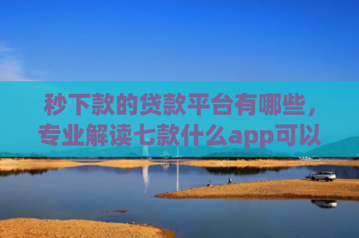 秒下款的贷款平台有哪些，专业解读七款什么app可以黑户下款