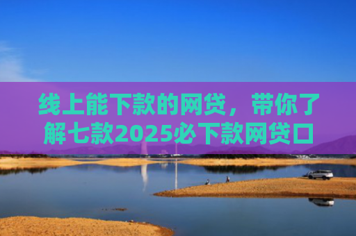 线上能下款的网贷，带你了解七款2025必下款网贷口子