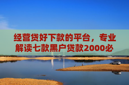 经营贷好下款的平台，专业解读七款黑户贷款2000必下款