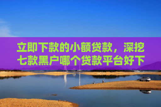 立即下款的小额贷款，深挖七款黑户哪个贷款平台好下款