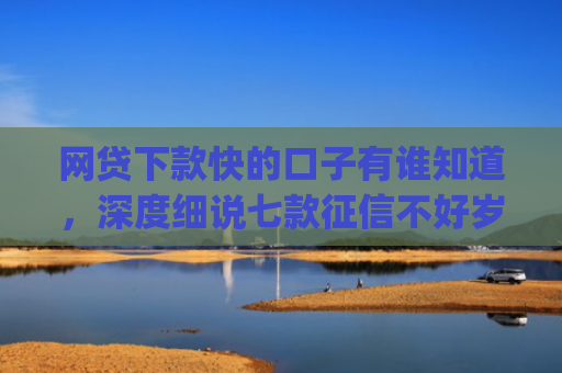 网贷下款快的口子有谁知道，深度细说七款征信不好岁数小能下款的app
