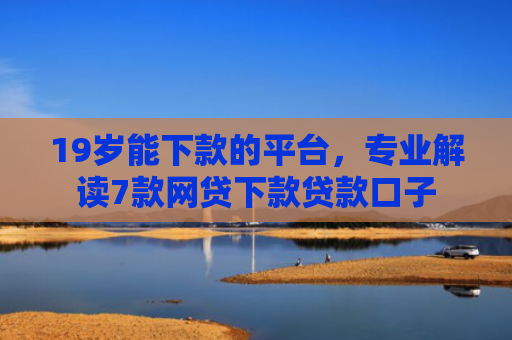 19岁能下款的平台，专业解读7款网贷下款贷款口子
