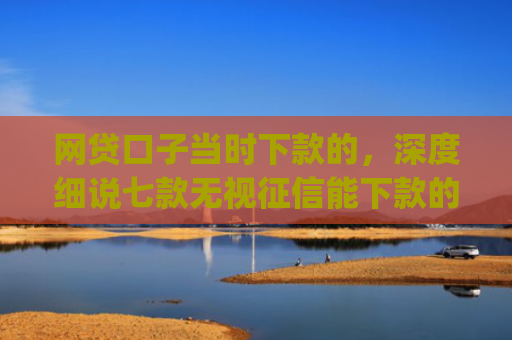 网贷口子当时下款的，深度细说七款无视征信能下款的app