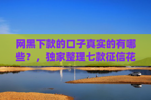 网黑下款的口子真实的有哪些？，独家整理七款征信花可以下款的网贷app