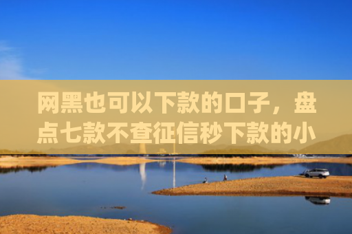 网黑也可以下款的口子，盘点七款不查征信秒下款的小额贷款app