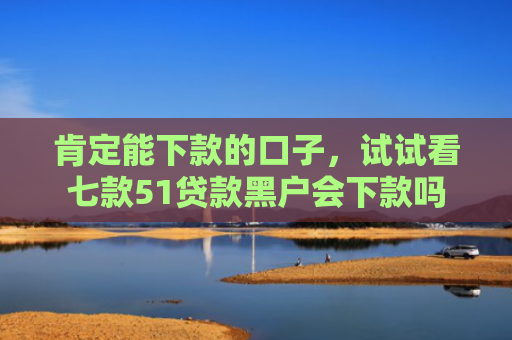 肯定能下款的口子，试试看七款51贷款黑户会下款吗