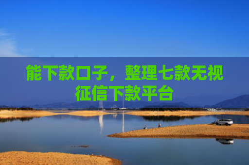 能下款口子，整理七款无视征信下款平台