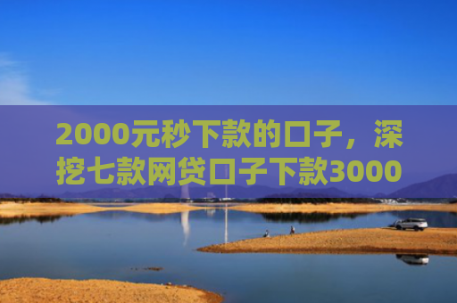 2000元秒下款的口子，深挖七款网贷口子下款3000