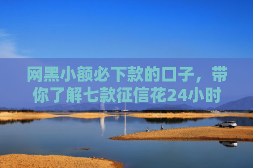 网黑小额必下款的口子，带你了解七款征信花24小时能下款的APP