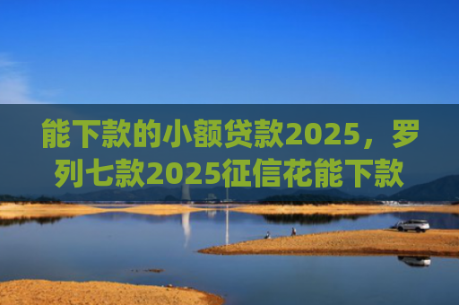 能下款的小额贷款2025，罗列七款2025征信花能下款的正规网贷app